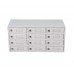 FixtureDisplays® 12-Slot Cellphone iPad Mini Charging Station Locker Assignment Mail Slot Box 15258